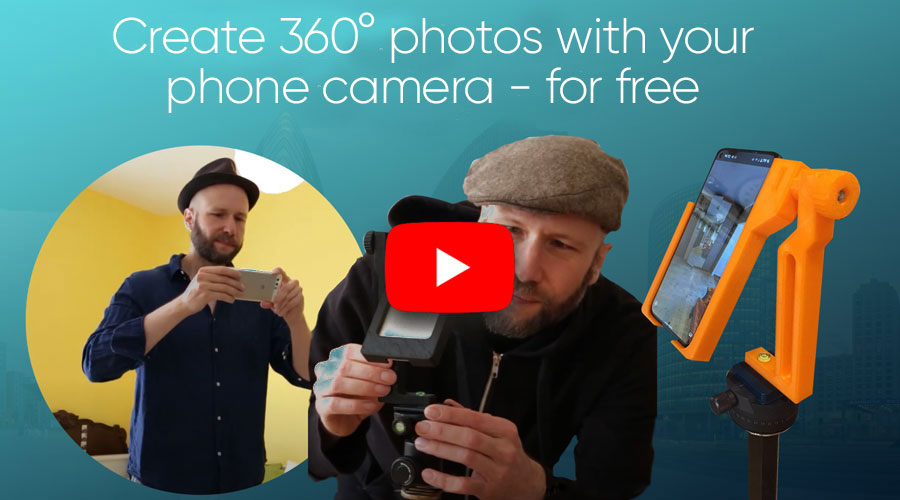 1.1 Create 360° photos for free with your cell phone